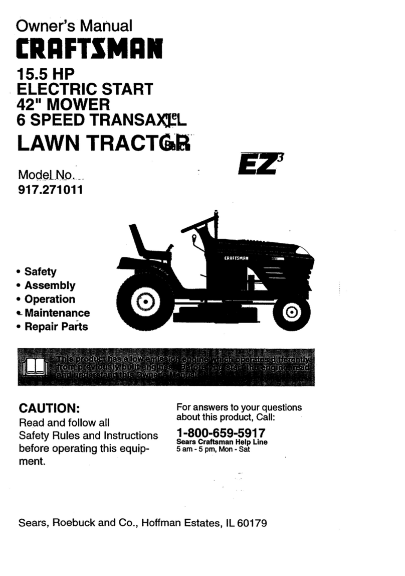 Craftsman EZ3 917.271011 User manual