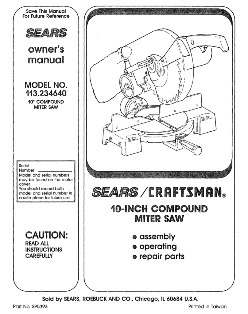 Craftsman t!3.234640 owner's manual