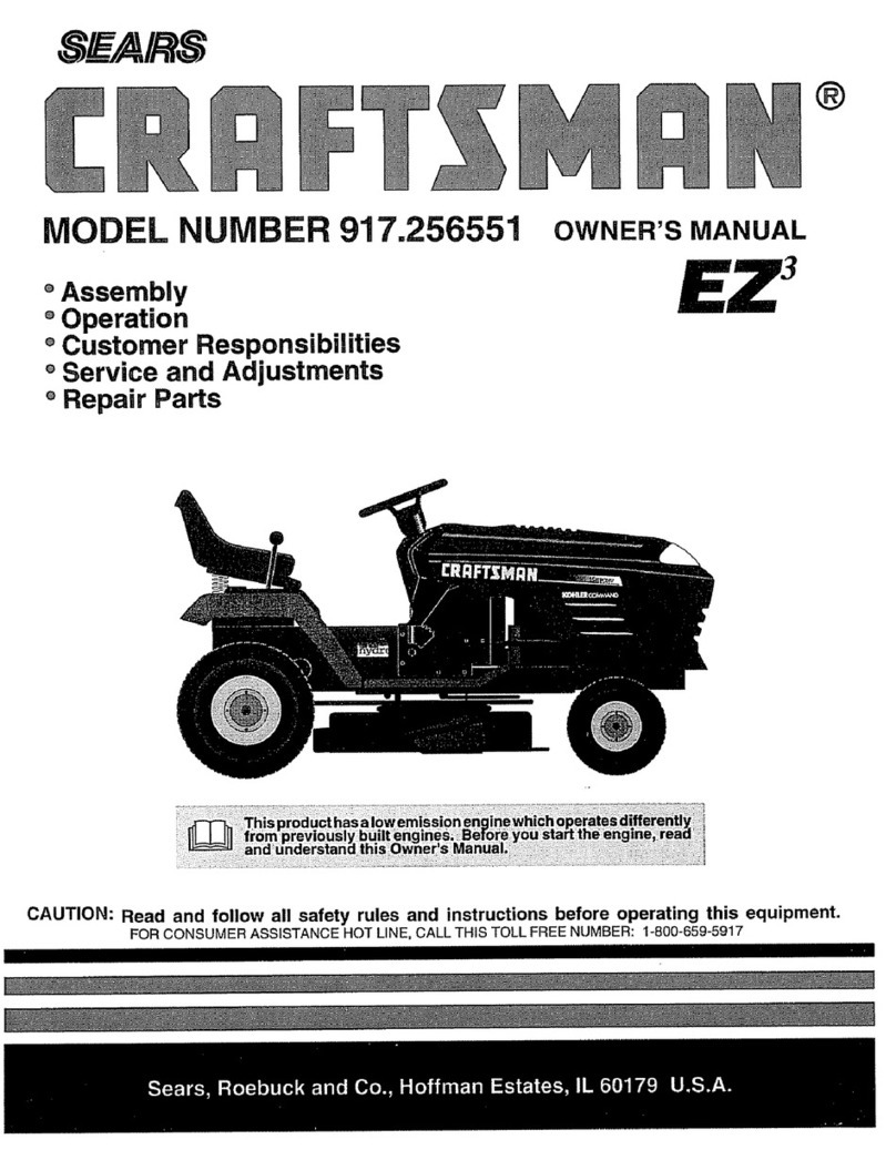 Craftsman EZ3 917.256551 User manual