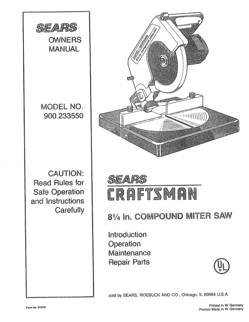 Craftsman 900.233550 owner's manual