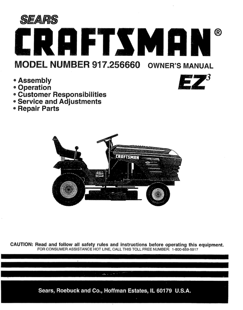 Craftsman EZ3 917.256660 User manual