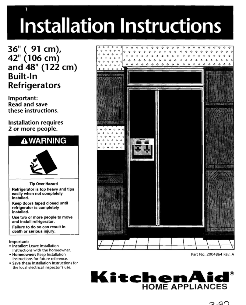 KitchenAid KSSS36MDX05 User manual KitchenAid KSSS36MDX05 User manual