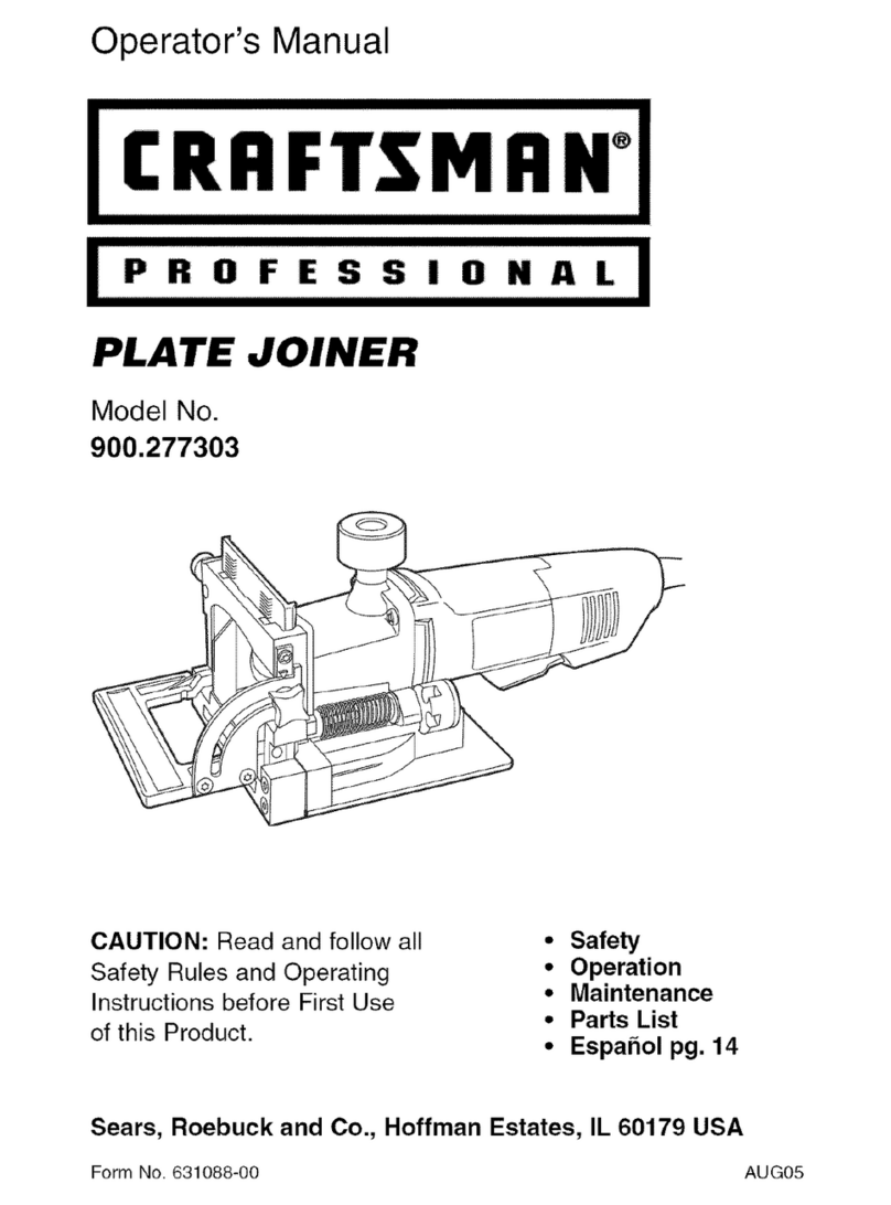 Craftsman 900.277303 User manual