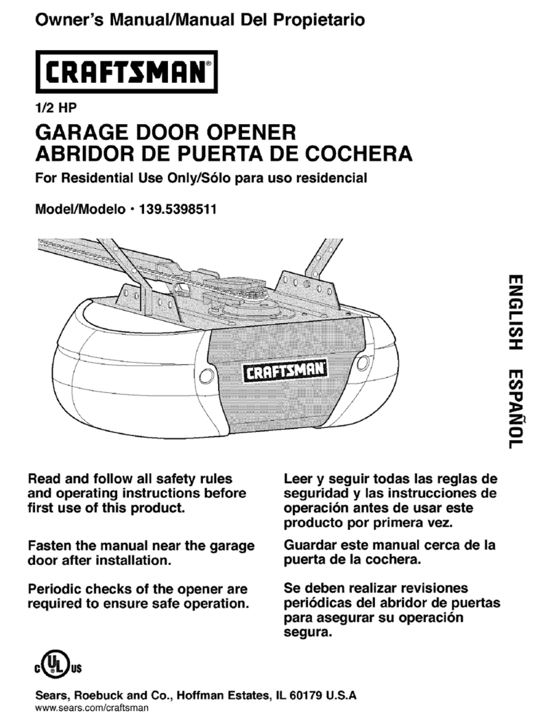 Craftsman 139.5398511 owner's manual Craftsman 139.5398511 owner's manual