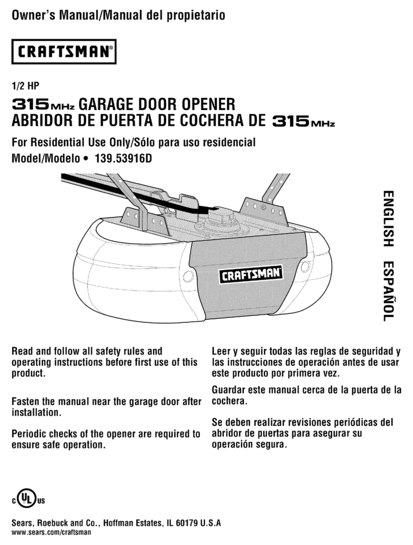 Craftsman 139.53916D owner's manual