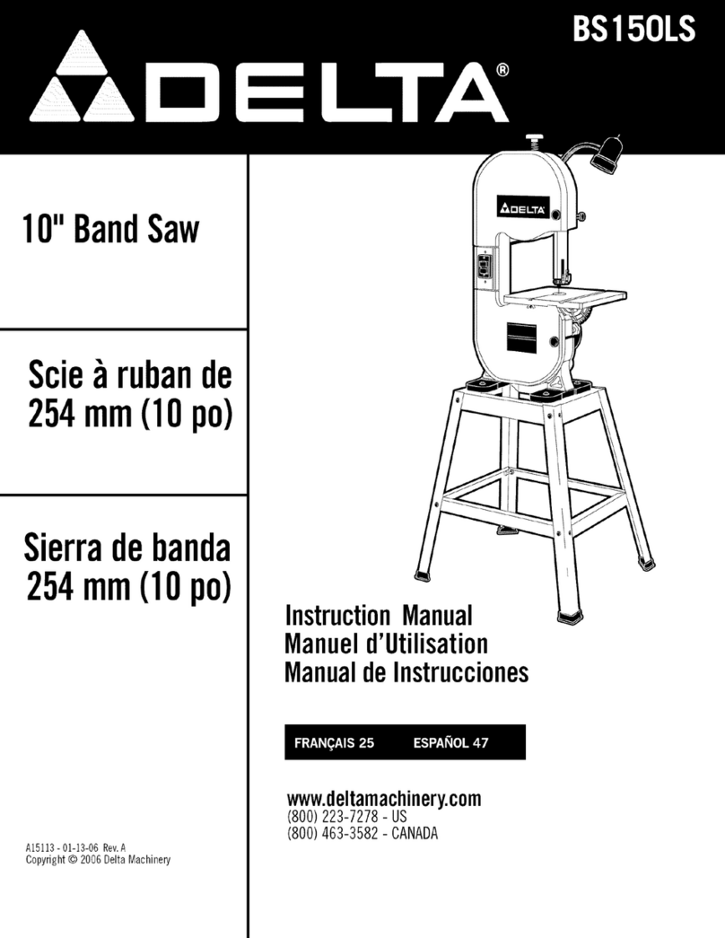 Delta ShopMaster BS150LS instruction manual