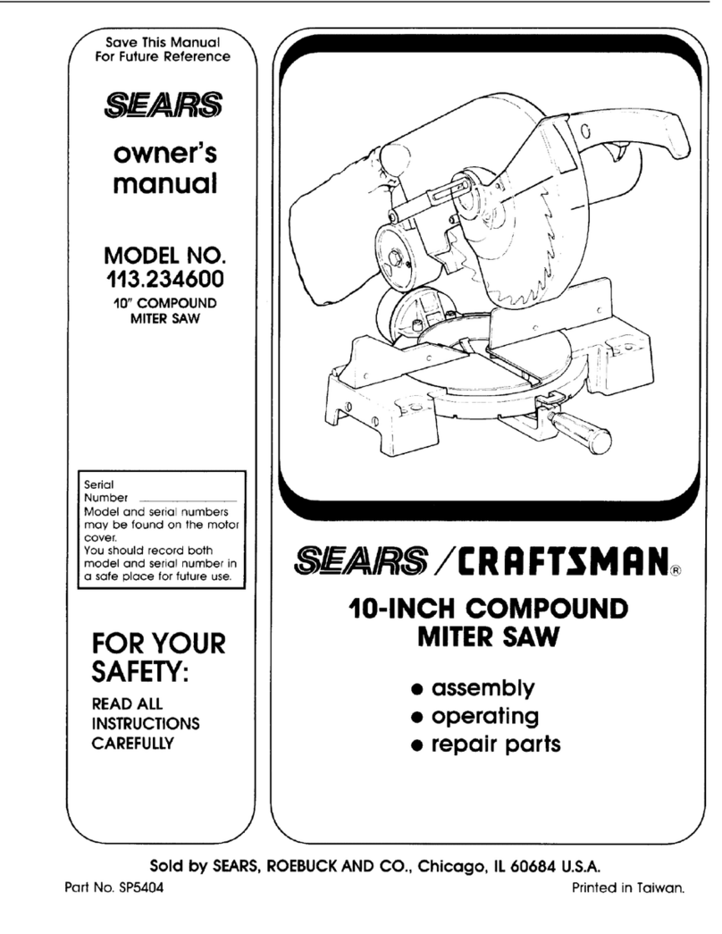 Craftsman 113.234600 owner's manual