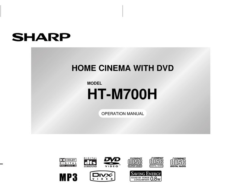 Sharp HT-M700H User manual Sharp HT-M700H User manual