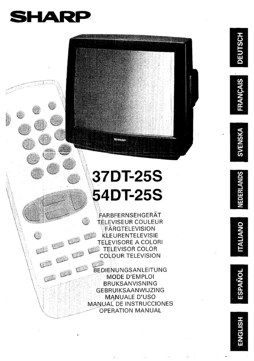 Sharp 37DT-25S User manual