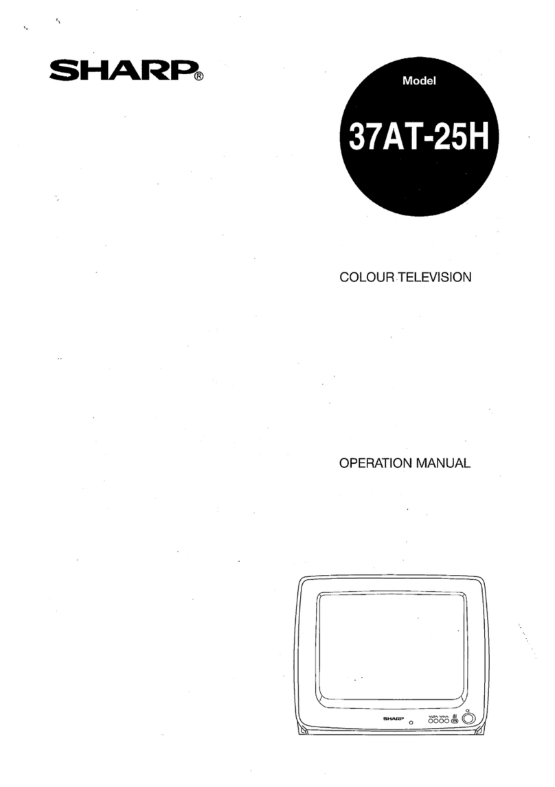 Sharp 37AT-25H User manual Sharp 37AT-25H User manual
