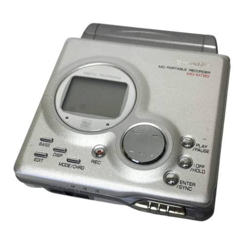 Sharp MD-MT80W User manual Sharp MD-MT80W User manual