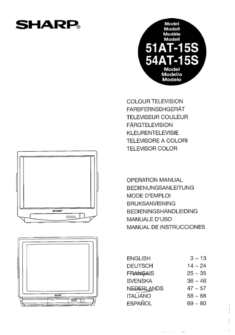 Sharp 51AT-15S User manual