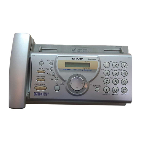 Sharp FO-A660 User manual