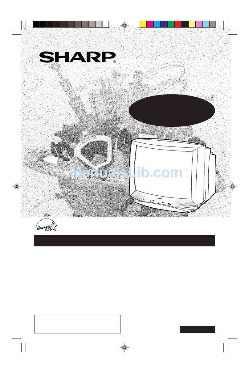 Sharp 32R-S400 User manual Sharp 32R-S400 User manual