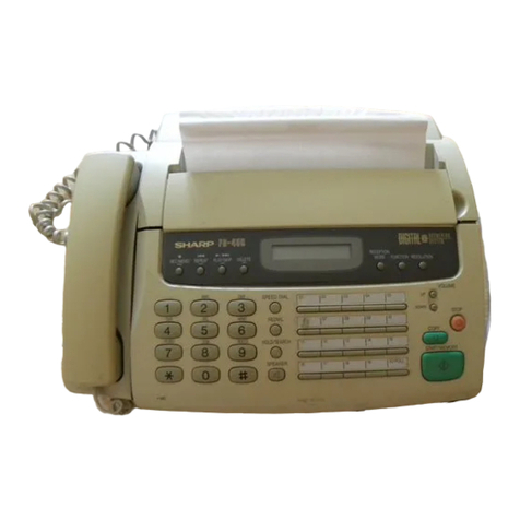 Sharp FO-455 User manual