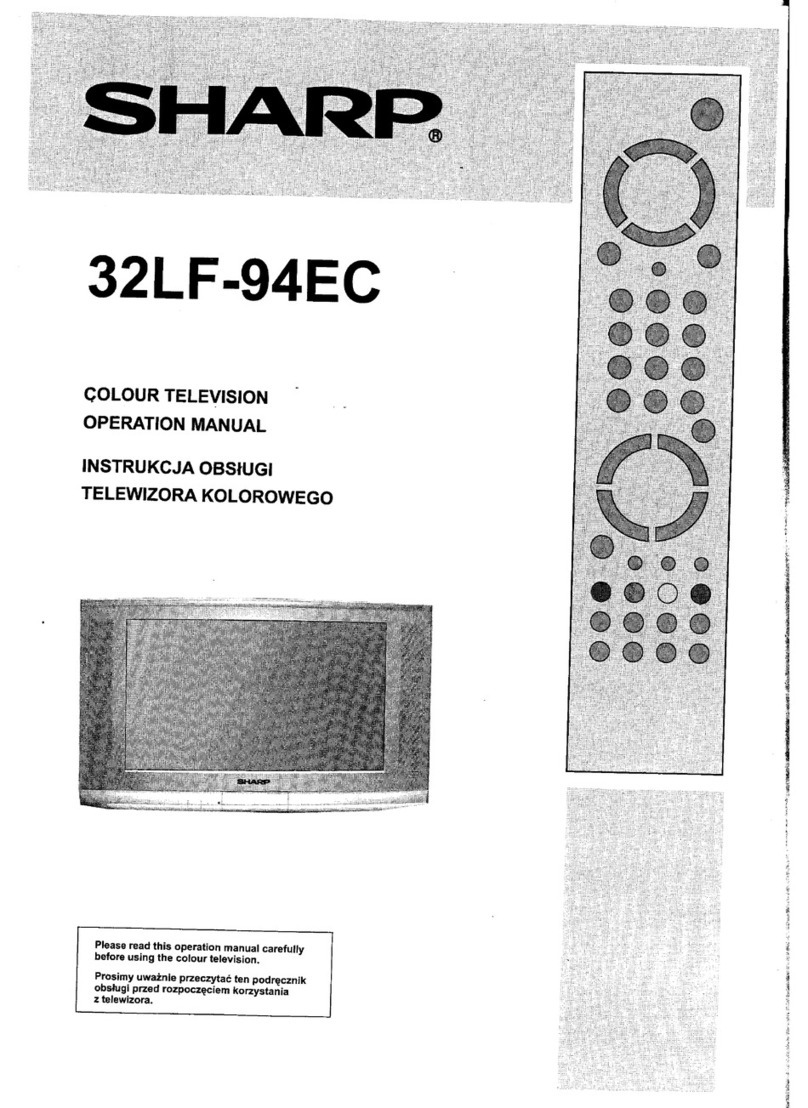 Sharp 32LF-94EC User manual Sharp 32LF-94EC User manual
