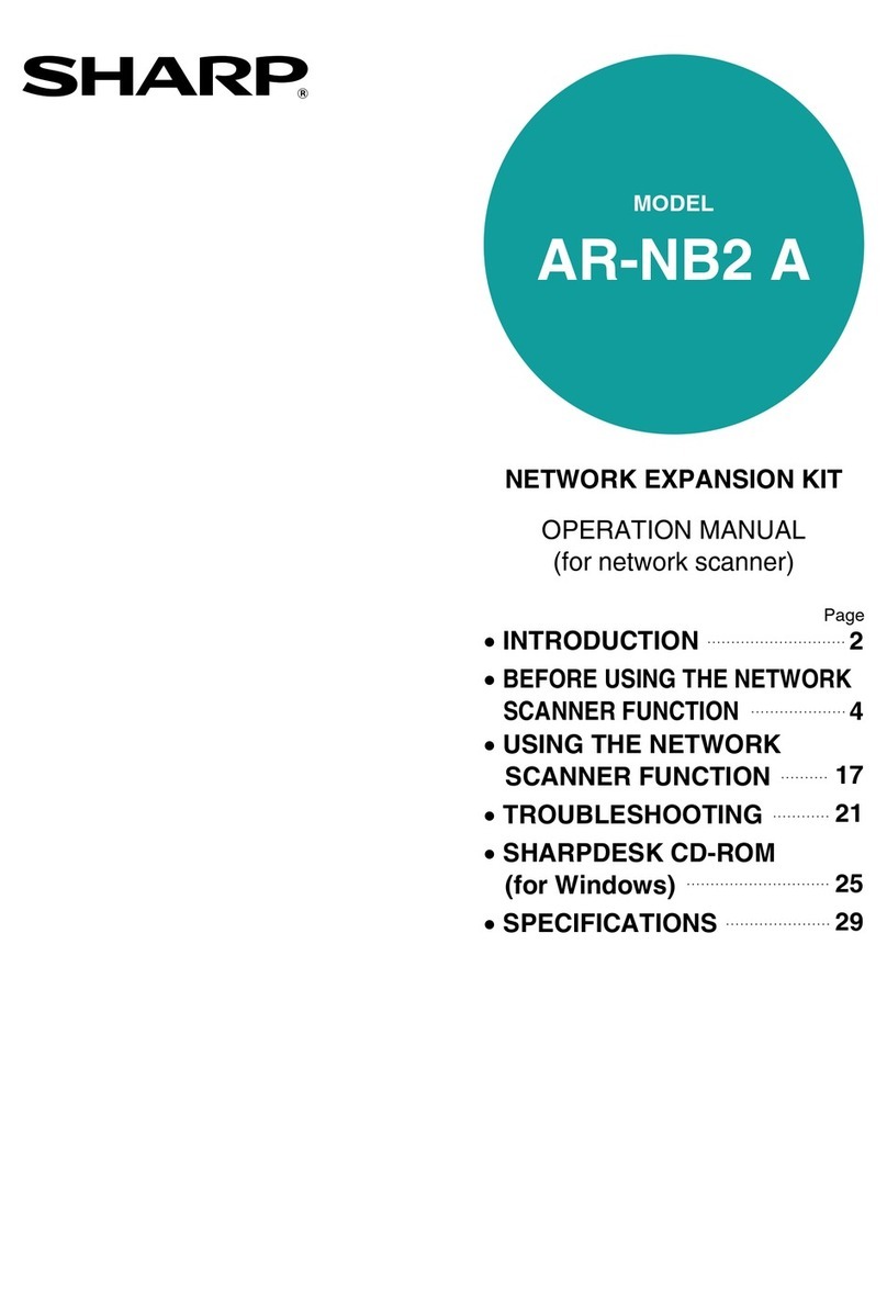 Sharp AR-NB2A Operation manual