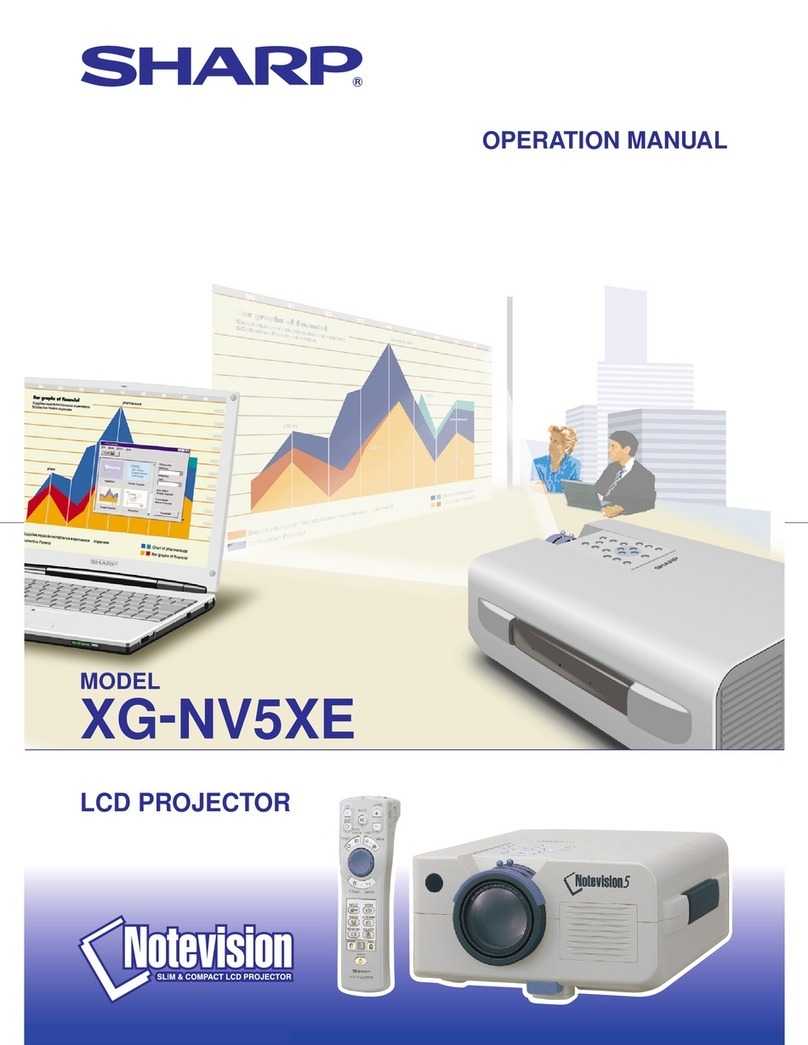Sharp XG-NV5XE User manual
