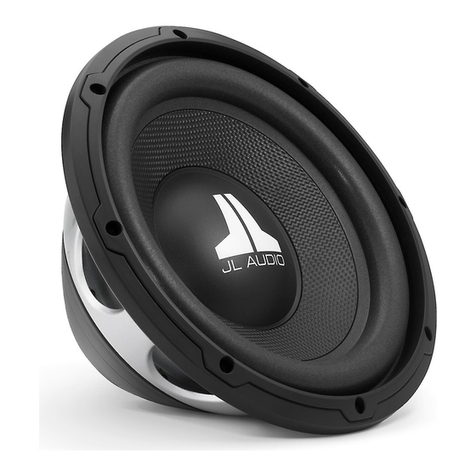 JL Audio 10WXv2 User manual
