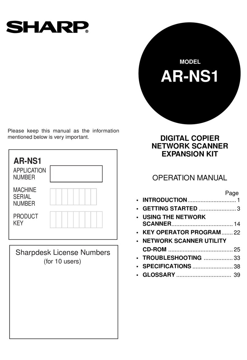 Sharp AR-NS1 Operation manual