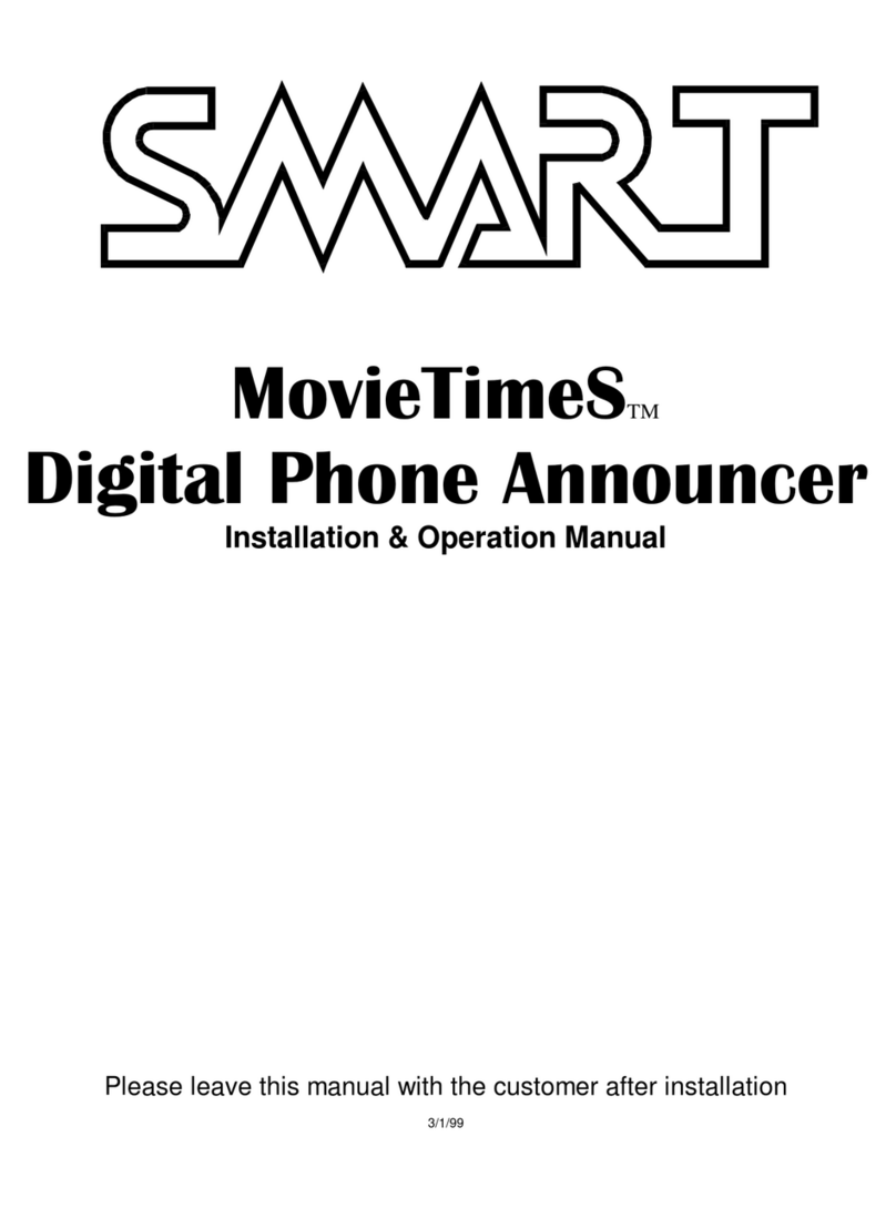 SMART MT2-16 Installation and operation manual