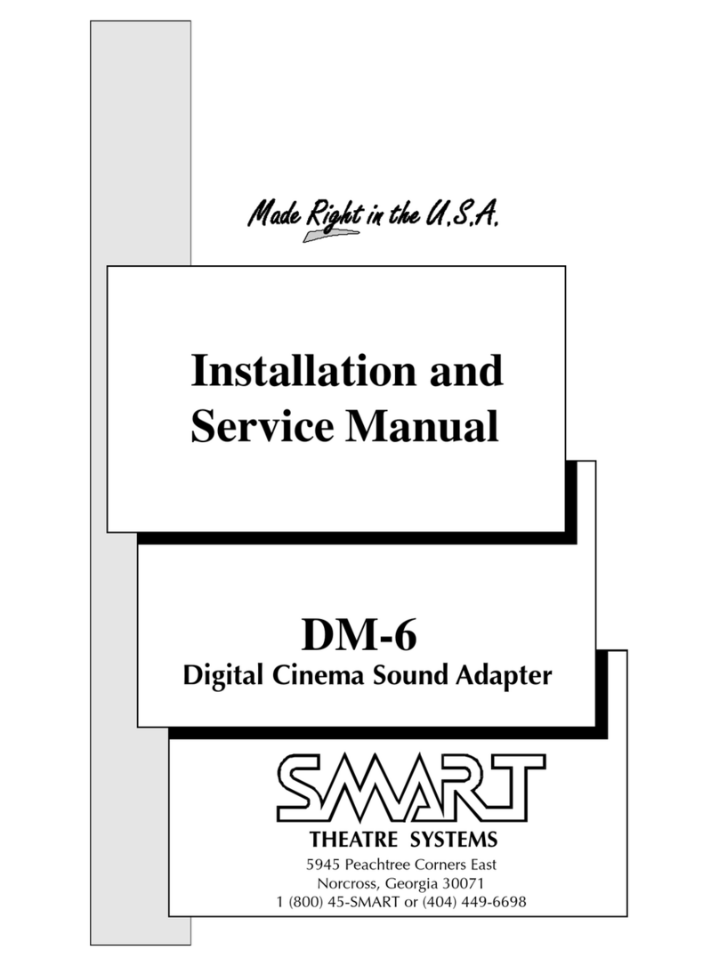 SMART DM-6 Installation and service manual