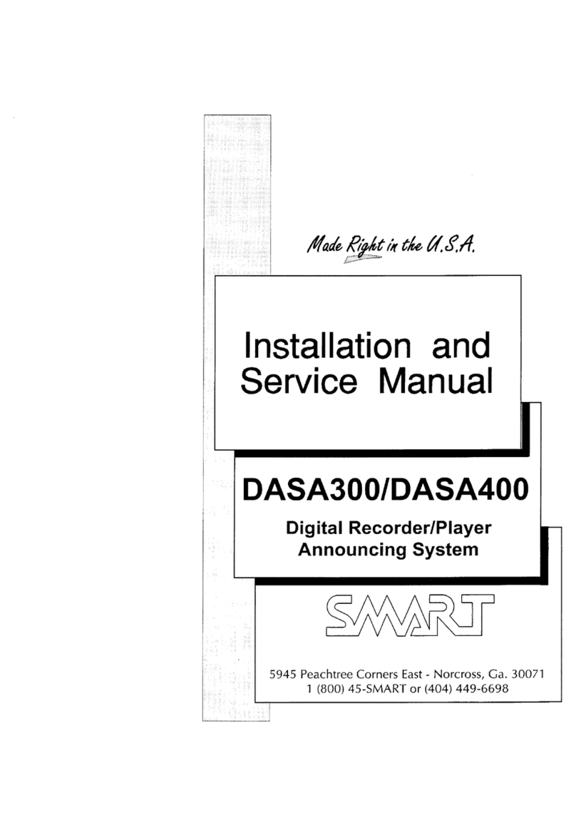 SMART DASA300 Installation and service manual