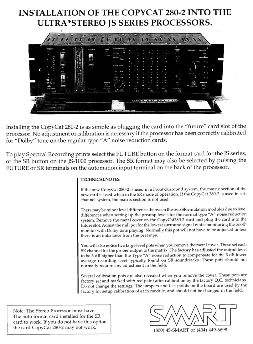 SMART COPYCAT 280-2 installation guide