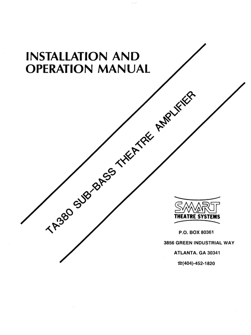 SMART TA380 User manual
