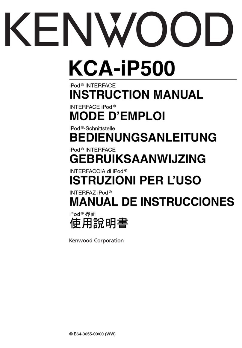 Kenwood KCA-IP500 instruction manual
