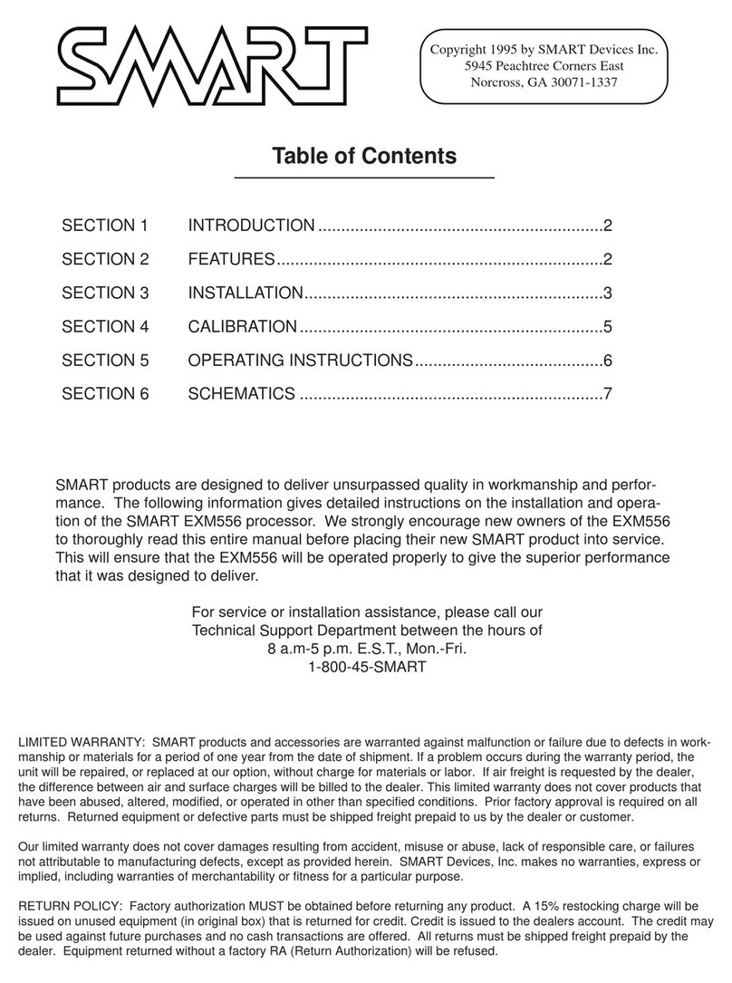 SMART EXM556 Manual