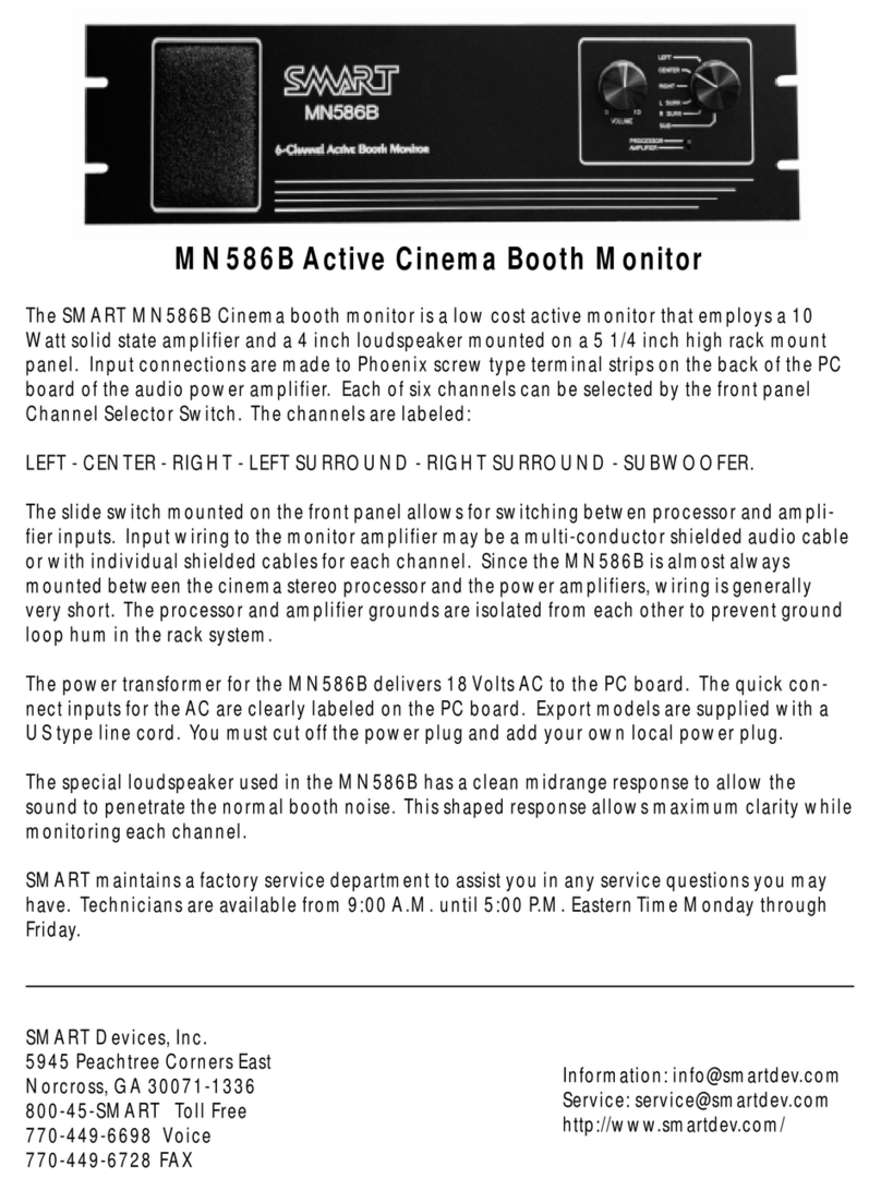SMART MN586B User manual