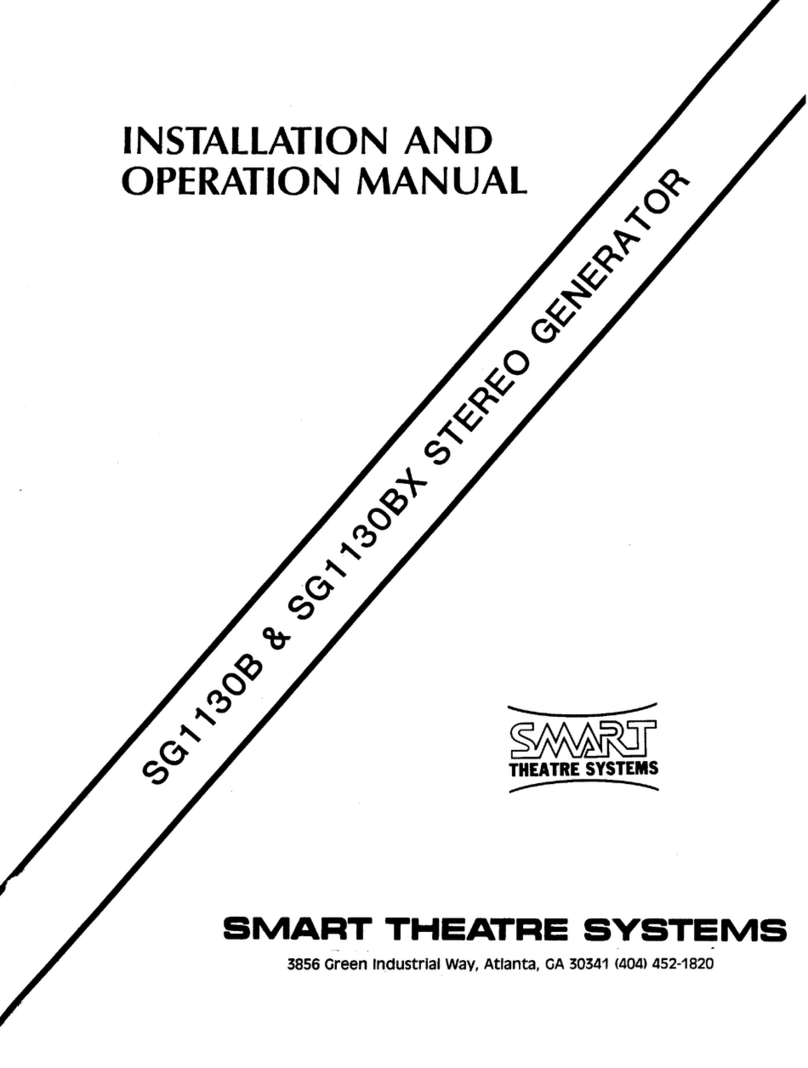 SMART SG1130B Installation and operation manual