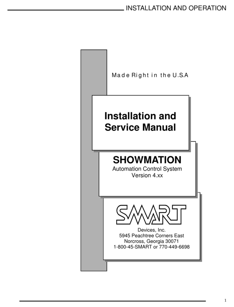 SMART Showmation Installation and service manual
