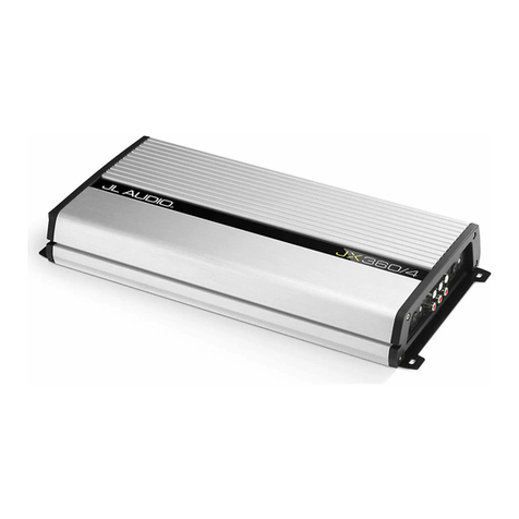 JL Audio JX360/4 owner's manual