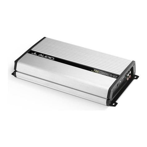 JL Audio JX360/2 User manual