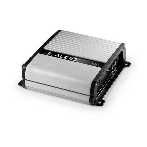 JL Audio JX1000/1D owner's manual