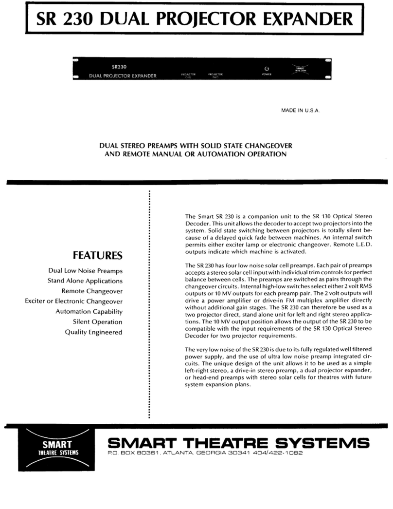 SMART SR 230 Installation and operation manual