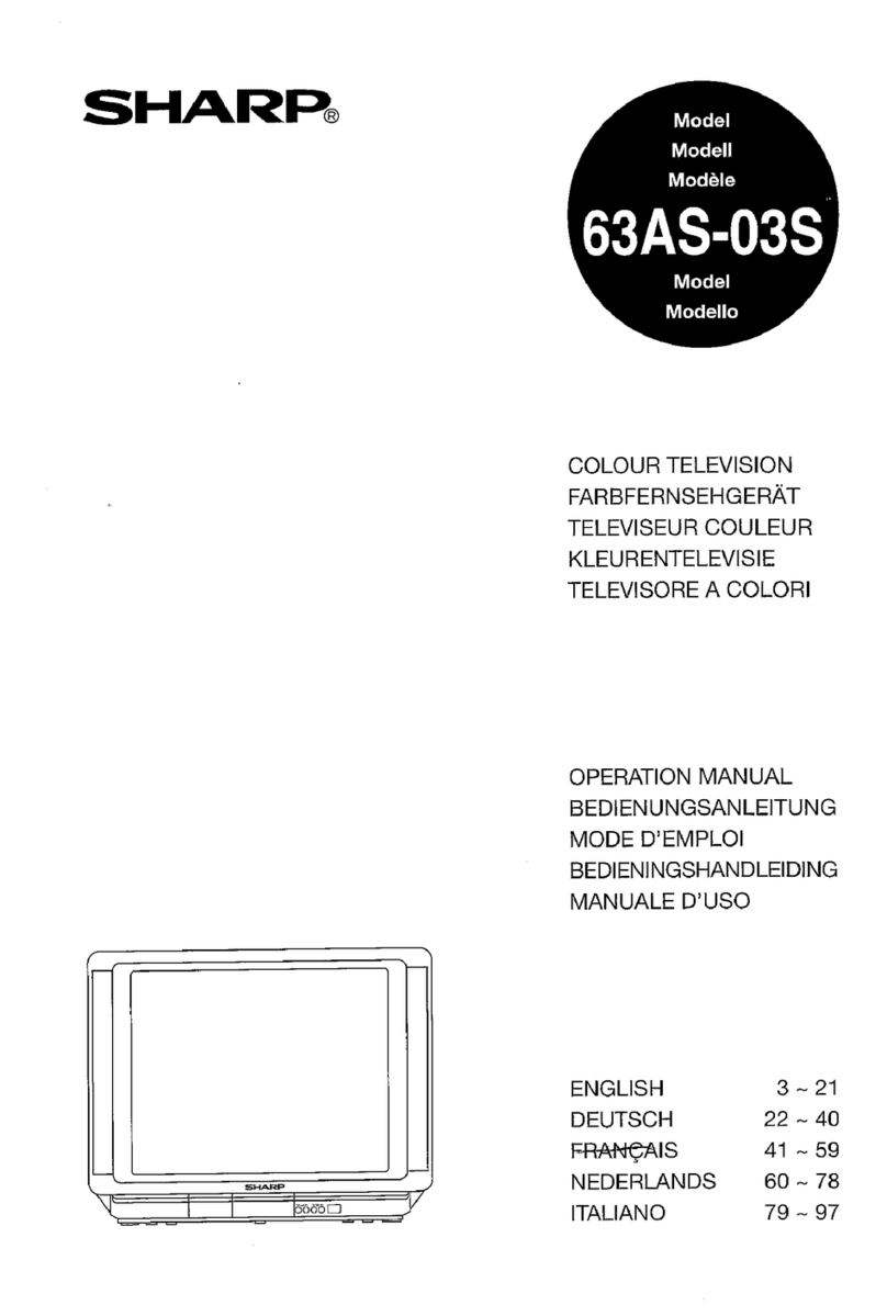 Sharp 63AS-03S User manual Sharp 63AS-03S User manual