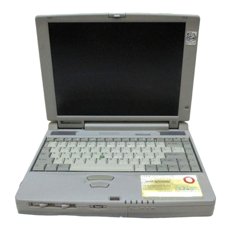 Toshiba Tecra 550CDT User manual