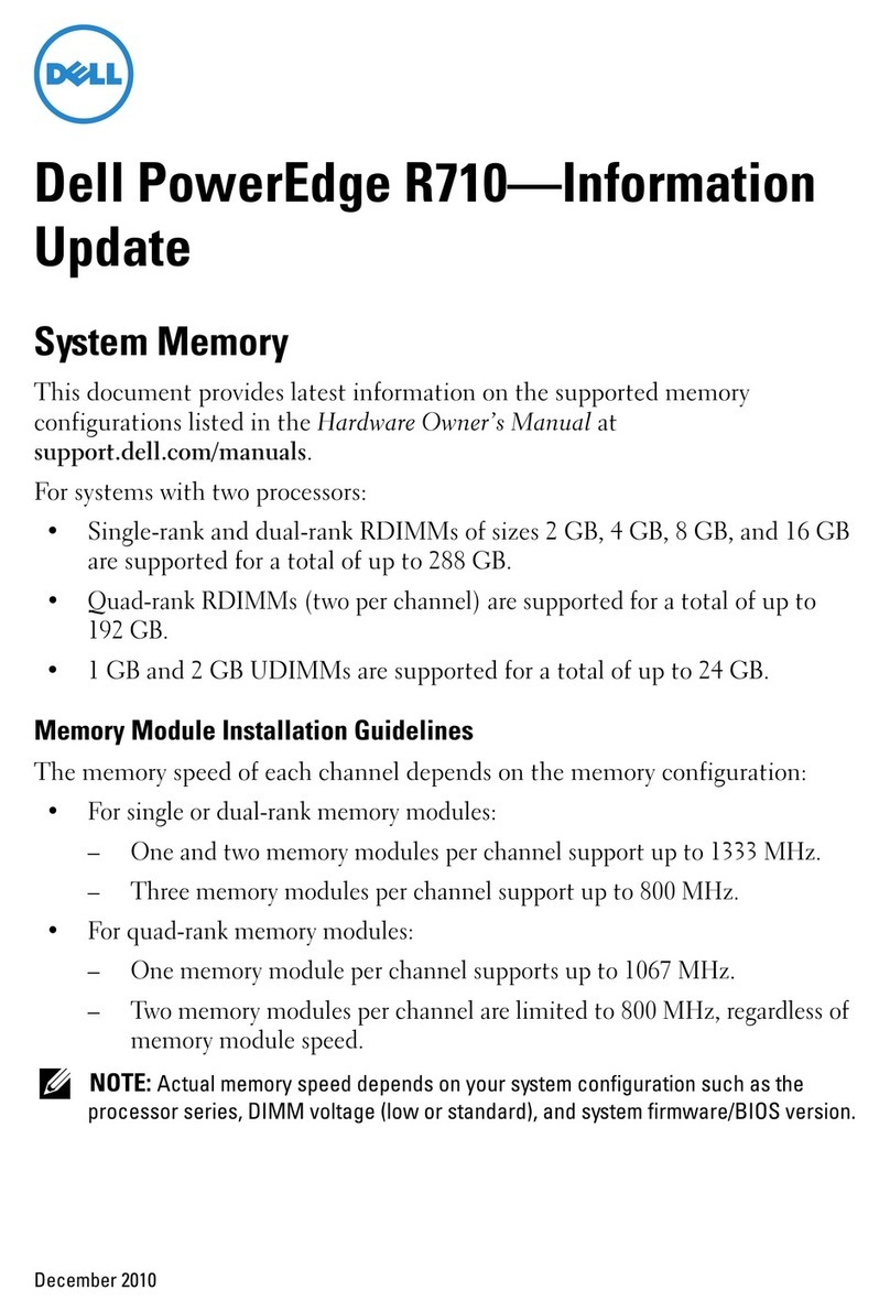 Dell POWEREDGE R710 Technical manual