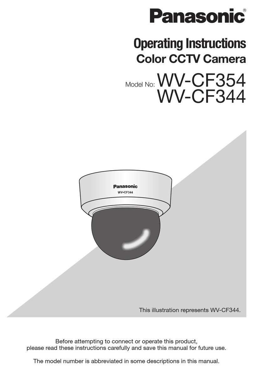 Panasonic WV-CF344 Series User manual