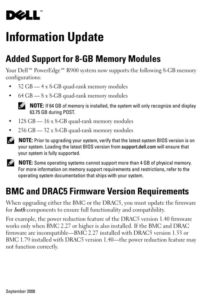 Dell PowerEdge R900 Technical manual