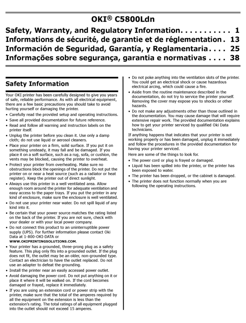 Oki C5800Ldn Series Owner's manual