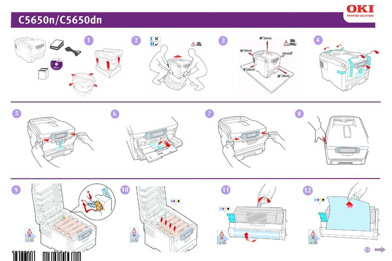 Oki C 5650n Specification sheet