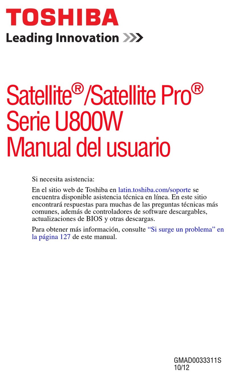 Toshiba Satellite U845W-SP4302L User guide