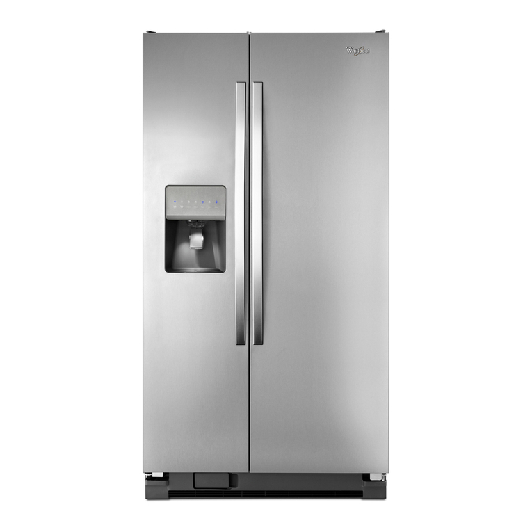 Whirlpool WRS322FDA Dimension Guide