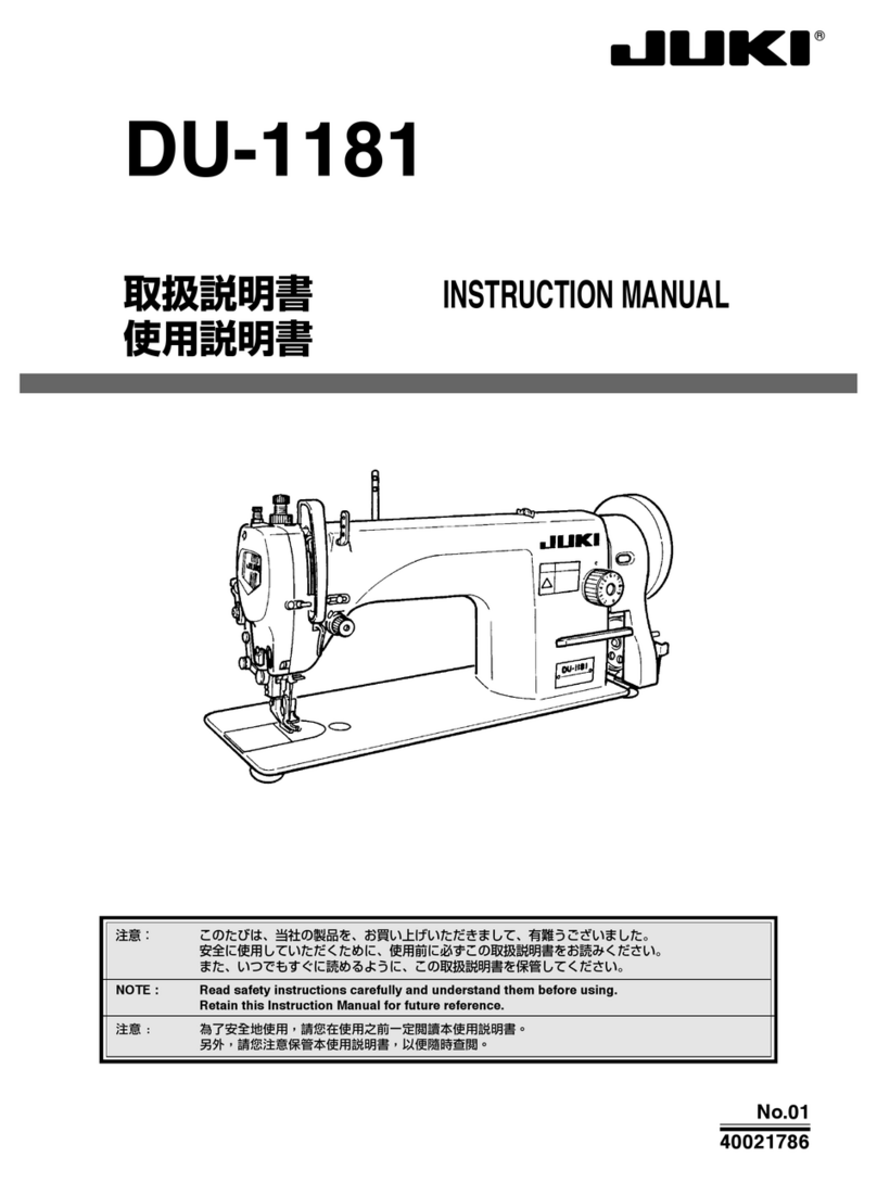 JUKI DU-1181 User manual