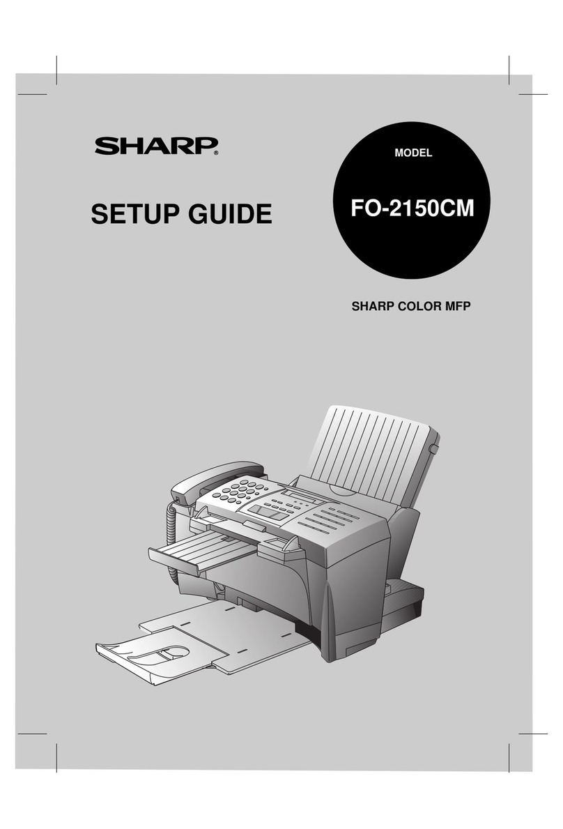 Sharp FO-2150CM User manual