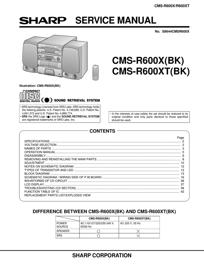 Sharp CMS-R600X Service manual